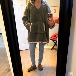 Natural Life SAGE Sherpa Pullover- One Size Fits All